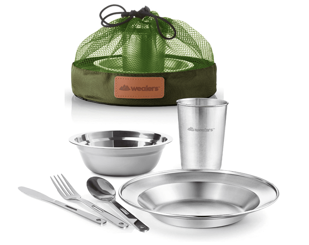 Beach Camping Utensils and Dishes